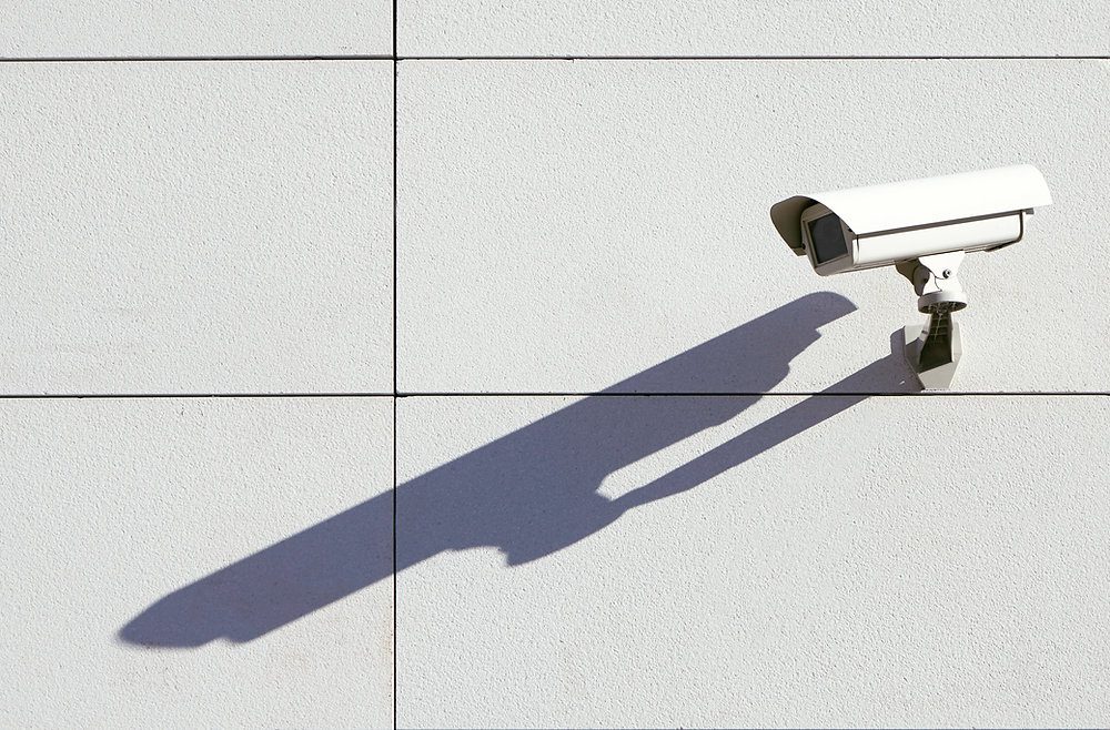 Can the street be recorded with a camera placed in a private home or community of neighbours?